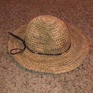 Straw adjustable sun hat
